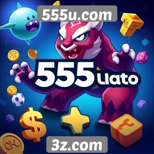 Variedade de jogos disponíveis em 555u.com